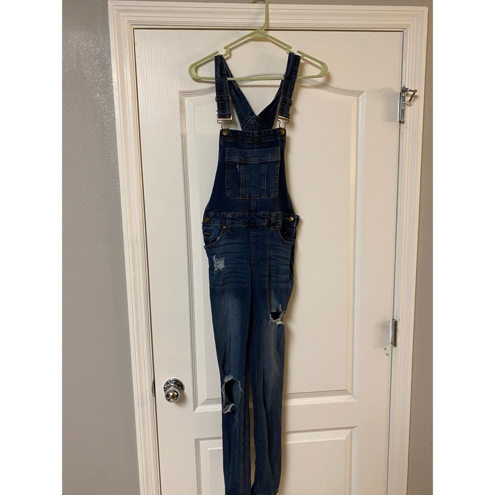 Denim overalls